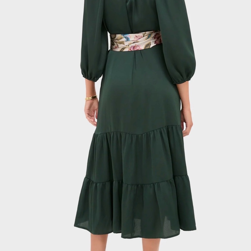 NWT TUCKERNUCK Dark Green Hammered Satin Lyles Dress
Dark Green / M - Picture 2 of 7